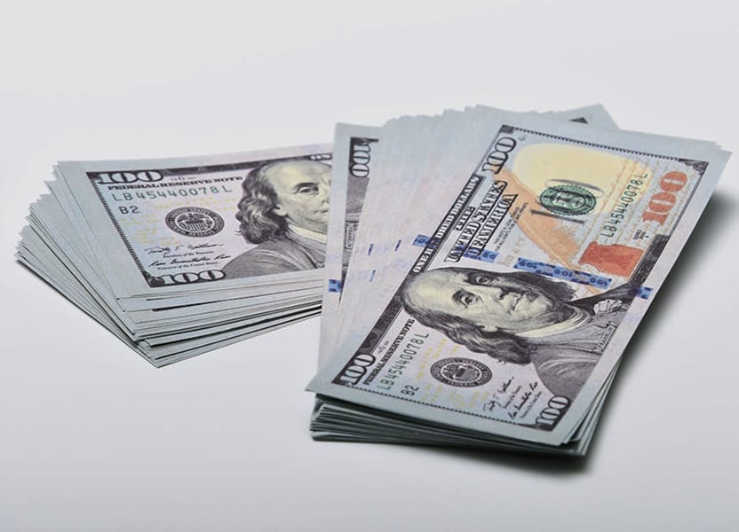 Stack of cash
